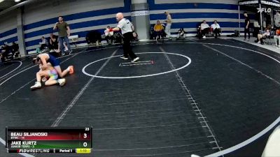 88 lbs Round 7 (8 Team) - Jake Kurtz, Junior Terps vs Beau Siljanoski, BTWC