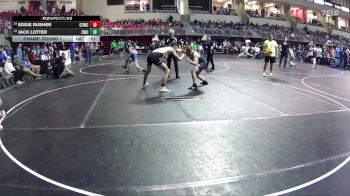 160 lbs Champ. Round 1 - Jack Lotter, Conestoga Wrestling Club vs Eddie Rusher, Chase County Wrestling Club