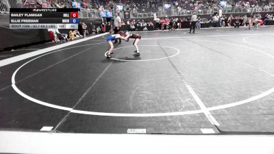 63.7-69.3 lbs Consi Of 8 #2 - Bailey Flanigan, Bulls WC vs Ellie Freeman, Mountain Home Flyers