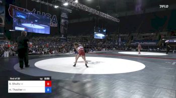 112 lbs Rnd Of 32 - Sophia Shultz, Nebraska vs Holly Thacher, Kansas