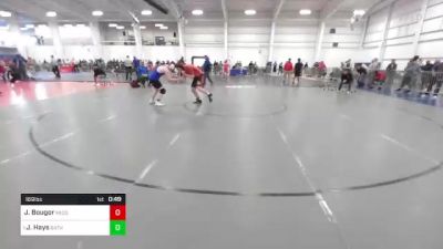 169 lbs Consi Of 8 #1 - Jeramiah Bougor, Middlebury VT vs Junuh Hays, Bath MS