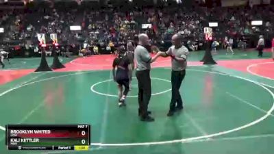 134 lbs Quarterfinal - Kali Kettler, MBF1 vs Brooklyn Whited, LOG1