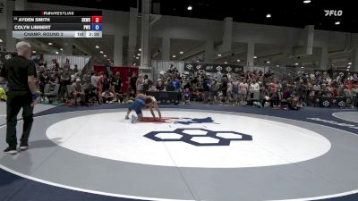 57 lbs Champ. Round 2 - Ayden Smith, SKWC vs Colyn Limbert, Pittsburgh Wrestling Club
