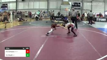 57 lbs Semifinal - Brody Compau, West MI Pursuit vs Bradt Myatt, WI Iron