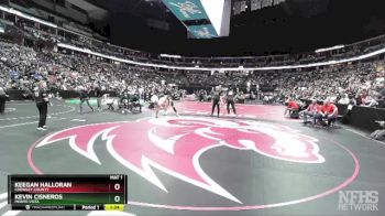 150-2A Quarterfinal - Keegan Halloran, Crowley County vs Kevin Cisneros, Monte Vista