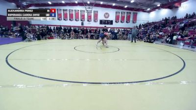 180 lbs Finals (8 Team) - Alexandria Perez, Palomar College vs Esperanza Cadena Ortiz, Lemoore College