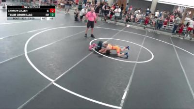 73-78 lbs 1st Place Match - Liam Crousillac, Gulf Coast Wrestling Club vs Cannon Ziller, Oregon JHS