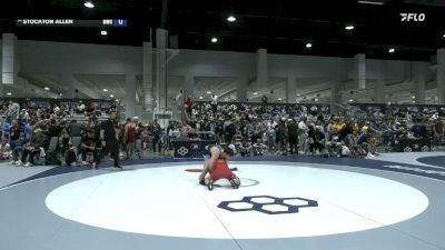 61 kg Champ. Rd Of 64 - Gage Spurgeon, Sebolt Wrestling Academy vs Stockton Allen, Mustang Wrestling Club