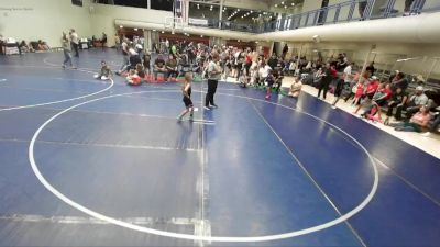 48-52 lbs Round 2 - Rayleigh Broadhead, JWC Girls vs Eliana Garcia, Stallions Wrestling Club