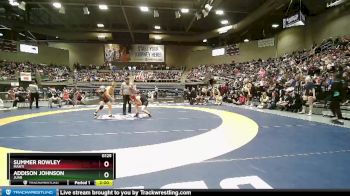 Quarterfinal - Addison Johnson, Juab vs Summer Rowley, Manti