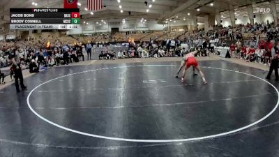 132 lbs Placement (4 Team) - Jacob Bond, Baylor School vs Brody Connell, McCallie School