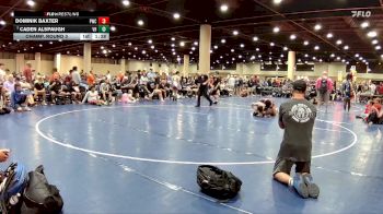 120 lbs Champ. Round 3 - Caden Alspaugh, Vancleave HS vs Dominik Baxter, PWC