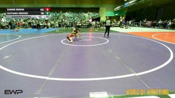 82 lbs Quarterfinal - Sabine Minkin, College Prep Wrestling Academy vs Liliyiana Trevino, Victory