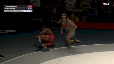 165 lbs 1st Place Match - Jaiden Finger, Arizona vs Blest Woods, Iowa