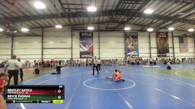 80 lbs Rd# 2 10:30am Friday - Bentley Gatica, Michigan S.W.A.T vs Bryce Thomas, Maryland GOLD