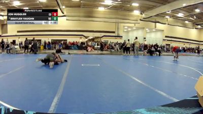 149 lbs Quarterfinal - Jon Huggler, Cornerstone University vs Braylen Vaughn, Wilmington College