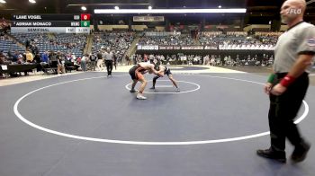 165 lbs Semifinal - Adrian Monaco, Wichita-Kapaun Mt. Carmel HS vs Lane Vogel, Bonner Springs HS