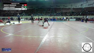 130 lbs Consi Of 8 #1 - Bentley Morrison, Elgin Wrestling vs Cannon Longest, Duncan Middle School