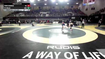 175 lbs Round Of 32 - Theo Darras, Paul VI Catholic High School vs Tc Wills, All Saints Episcopal