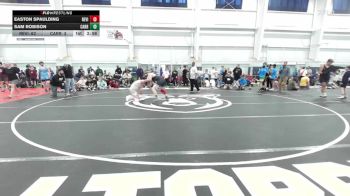 160 lbs Round Robin 2 - Easton Spaulding, Revival Black-MS vs Sam Robison, Carrollton Warrior-MS