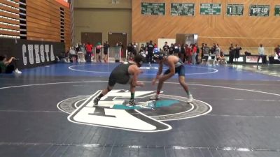 133 lbs Champ. Round 2 - Deigo Zavala, Rio Hondo College vs Joshuah Valdivia, Lemoore College