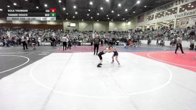 58 lbs Consolation - Kole Thomsen, Fighting Squirrels WC vs Tanner Houck, Oroville Rattlers