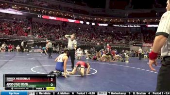 3A-120 lbs Champ. Round 1 - Jonathon Ryan, Council Bluffs Abraham Lincoln vs Brock Hessenius, LeMars