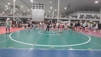 77 lbs Rr Rnd 1 - Kaiah Anzardo, Broad Axe - Girls vs Willow Kerr, Central Pennies - Girls