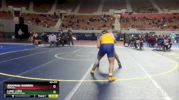 D2-215 lbs Cons. Round 1 - Jeramiah Warren, Verrado vs Luke Luna, Casa Grande Union