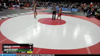 Champ. Round 1 - Angelina Leininger, Aurora Girls vs Addeline Graser, Papillion-La Vista Girls