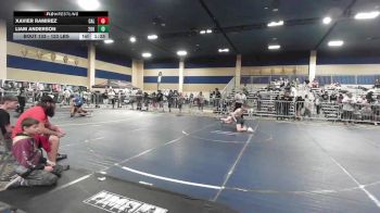 123 lbs Quarterfinal - Xavier Ramirez, Cal Grapplers vs Liam Anderson, 208 Spartans