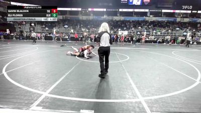 155 lbs Quarterfinal - Gavin Blalock, The Compound vs Eli Flores, Blue Monday WC