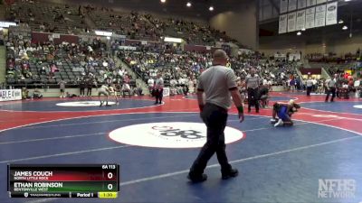 6A 113 lbs Semifinal - James Couch, North Little Rock vs Ethan Robinson, Bentonville West