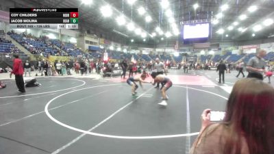 126 lbs Round Of 16 - Coy Childers, Nebraska Elite vs Jacob Molina, Bear Cave WC