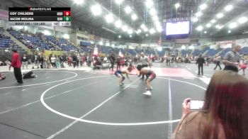 126 lbs Round Of 16 - Coy Childers, Nebraska Elite vs Jacob Molina, Bear Cave WC