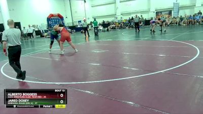 285 lbs Round 2 (16 Team) - Jared Doxey, Nebraska Smash (Dev A) vs Alberto Boggess, S.E.O. Wrestling Club- Team Red