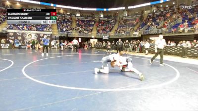 140 lbs Consy 3 - Jackson Scott, Lake Lehman vs Connor Scanlon, Honesdale