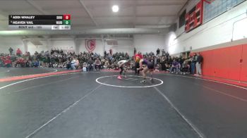 100 lbs 3rd Place Match - Heaven Vail, West Grand vs Addi Whaley, Soroco