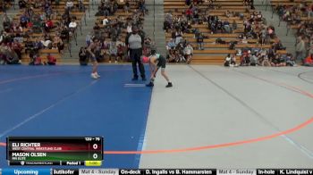 75 lbs Cons. Round 4 - Eli Richter, West Central Wrestling Club vs Mason Olsen, MN Elite