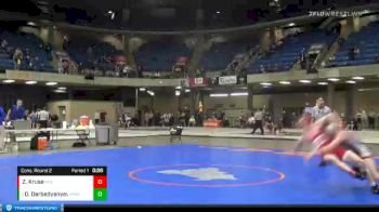 145 lbs Cons. Round 2 - Dmitry Derbedyenyev, Highland Park vs Zach Kruse, Hinsdale Central