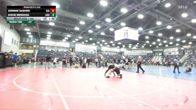 184 lbs Champ. Round 2 - Johnnie Nabors, Angry Bird vs Josue Mendoza, Emmanuel University