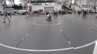 113 lbs Quarterfinals (8 Team) - Lucas Romano, East Coast Time Out vs Jack Yetzer, Noke Wrestling RTC