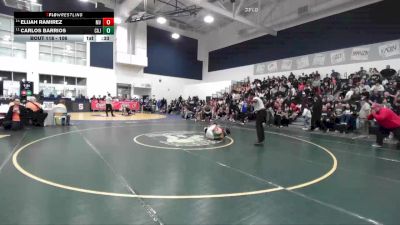 106 lbs Cons. Round 1 - Elijah Ramirez, Mission Viejo vs Carlos Barrios, Cajon