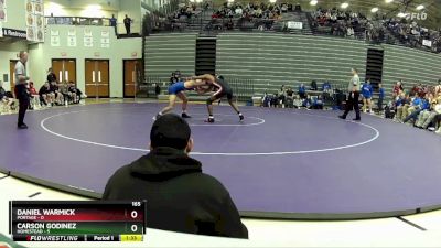 165 lbs Semis & 1st Wrestleback (8 Team) - Carson Godinez, Homestead vs Daniel Warmick, Portage