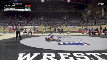 106 lbs Quarterfinal - Dillon Lewis, Fairdale vs Josh Waufle, Paducah Tilghman