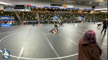 145 lbs 17th Place Match - Faith Johnson, Raccoon River-Northwest vs Layken Lee, Mid-Prairie