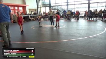 B-19 lbs Quarterfinal - Ezekiel Yotty, North Liberty Wrestling Club vs Maverick Wendel, Immortal Athletics WC