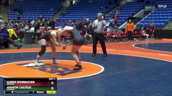 130 lbs 3rd Place Match - Addison Cailteux, Minooka vs Aubrie Rohrbacher, Huntley