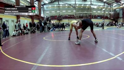 165 lbs Champ. Round 2 - Mason Thomas, Bethlehem Catholic vs Zack Aquila, Brecksville