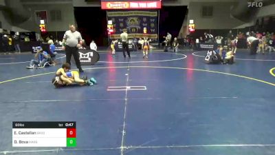 60 lbs Round Of 32 - Enzo Castellan, Brookville vs Dane Bova, Mars